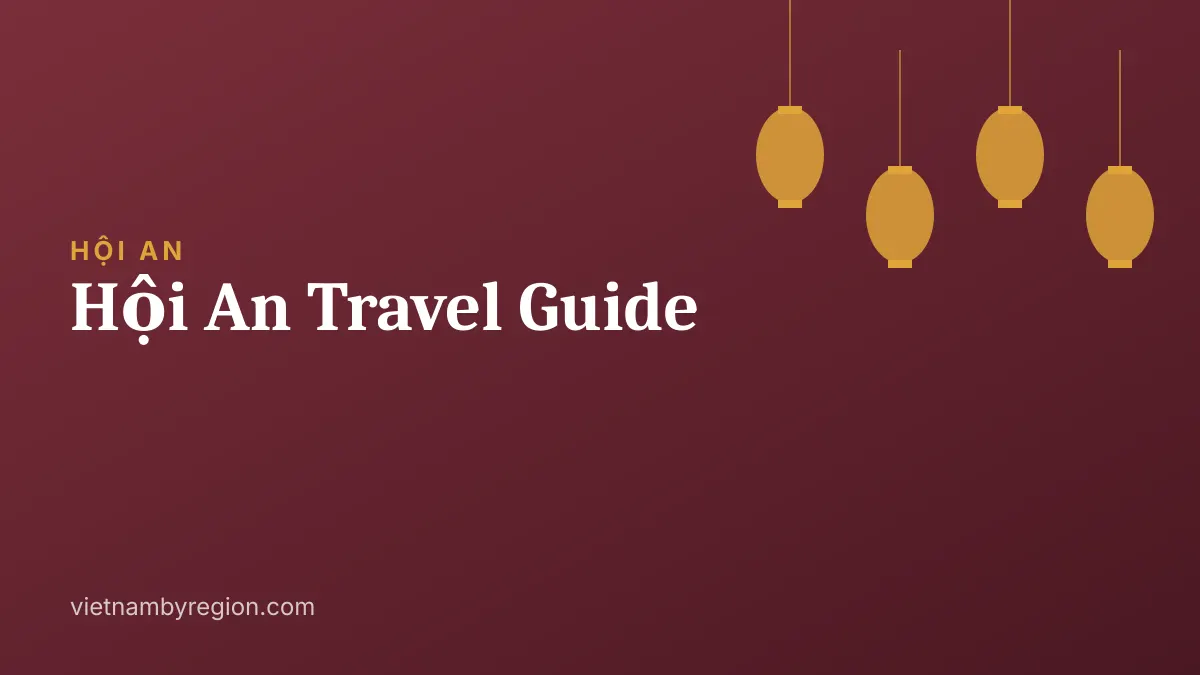 Illustrated cover for Hội An Travel Guide (Hội An), central Vietnam